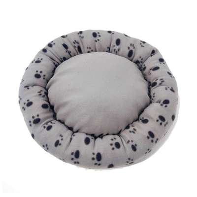 Custom Spot Pattern Comfortable Soft Washable Non-slip Bottom Round Dog Sleeping Bed