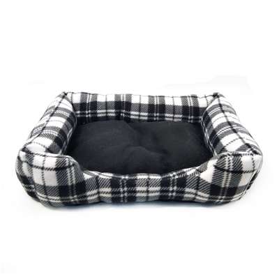 2020 Dark Color Soft Comfy Square Warm Approved Pet Dog Cushion, Luxury Square Pet Bed